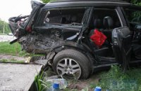 На Новообуховской трассе столкнулись Subaru и Volkswagen 