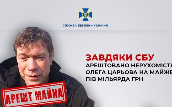 Суд арештував нерухомість Царьова на пів мільярда гривень