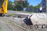 У Лубнах демонтували пам'ятник Пушкіну