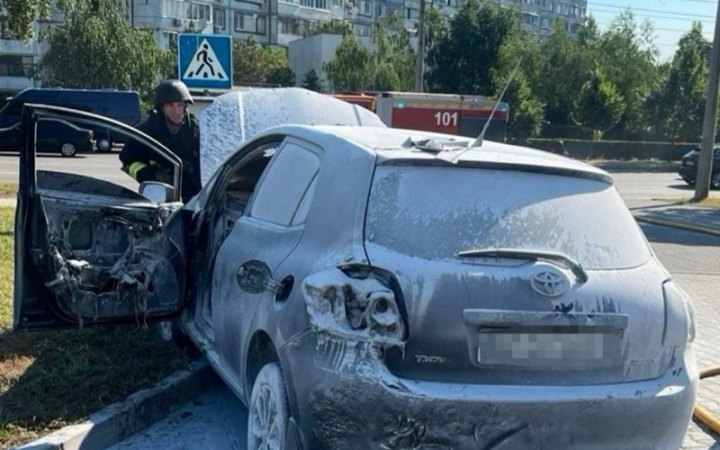 Росіяни атакували дроном АЗС у Запоріжжі