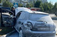 Росіяни атакували дроном АЗС у Запоріжжі