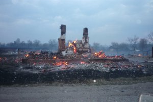 В Черниговской области сгорели 16 зданий