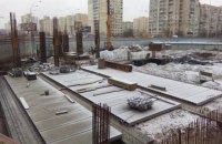 На "Героев Днепра" начался монтаж стальных конструкций ТРЦ "Оазис"