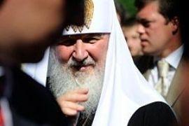 Патриарх Кирилл отслужил молебен на Владимирской горке
