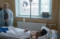 Богатырева посетила в больницах пострадавших Майдана