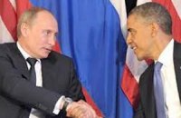 Путин поздравил Обаму с победой