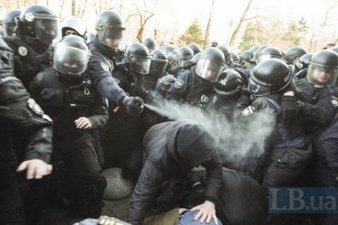 Полиция готовит подозрения трем лицам из-за столкновений под Радой
