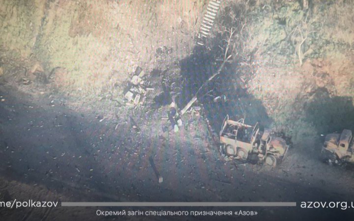 «Азов» у Маріуполі знищив російську техніку