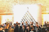 Міністри культури з понад 20 країн світу відвідали Український павільйон на Венеційській бієнале.