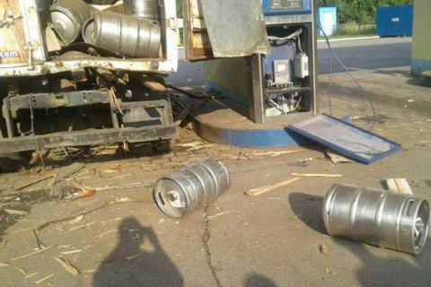 ​На АЗС в Полтавской области взорвался газовый баллон, пострадал водитель 