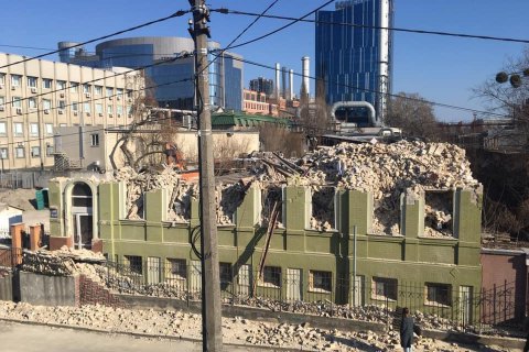 Міністр культури назвав "варварством" демонтаж будинку Уткіна в Києві