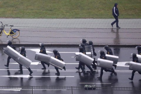 Среди белорусских силовиков заметили бывших украинских "беркутовцев"