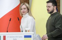 Постачання ППО, відновлення України, покарання воєнних злочинів РФ – підсумки візиту Мелоні до Києва