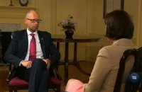 Яценюк: до выполнения Минских соглашений о снятии санкции с РФ не может быть и речи