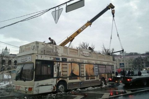 Полиция не увидела нарушений в демонтаже МАФов на Контрактовой площади в Киеве