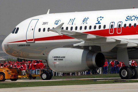 Китай заказал у Airbus 100 самолетов A320