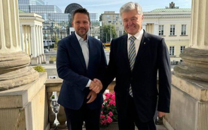 Порошенко обговорив з мером Варшави захист повітряного простору за "ізраїльскою" моделлю