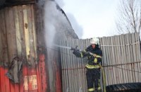 У Києві вдруге за півроку горів склад