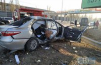 Водитель микроавтобуса, который врезался в автомобиль Кулебы, находится в сознании, его состояние не тяжелое 