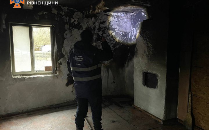 На Рівненщині внаслідок пожежі загинули троє дітей