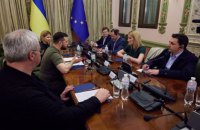 Зеленський у Львові зустрівся з очільницею Європарламенту Мецолою
