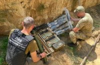 На Чернігівщині правоохоронці виявили загарбницький схрон з боєприпасами