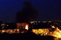 В Мариуполе случился пожар в воинской части