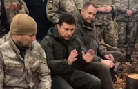 Появилось полное видео общения Зеленского с "Нацкорпусом" в Золотом