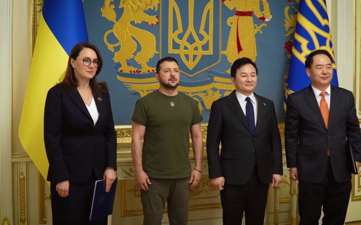 Зеленський зустрівся з міністром інфраструктури та представниками бізнесу Південної Кореї