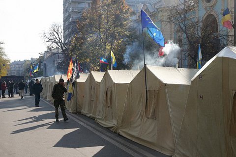 У МВС назвали суму, витрачену на охорону мітингу під Радою