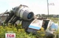 В Херсонской области вертолет не разминулся с линией электропередач 