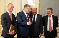 Порошенко встретился с президентом ЕБРР и главами ряда крупных корпораций