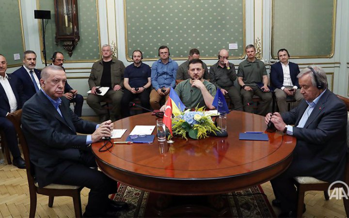 У Львові розпочалися тристоронні переговори Зеленського, Ердогана і Гутерреша