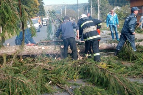 Из-за непогоды обесточены 195 населенных пунктов в семи областях