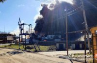 В Кинешме горел один из крупнейших в РФ химических заводов