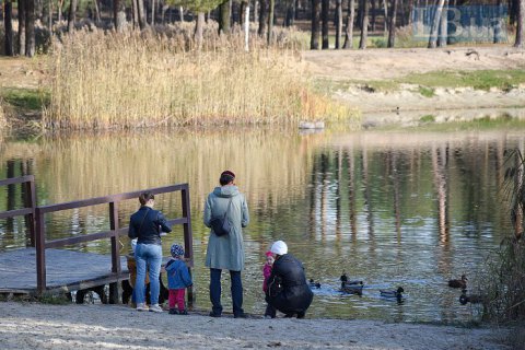 "Бабье лето" в Киеве продолжалось четыре дня