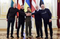С начала полномасштабного вторжения РФ Украину посетили главы девяти государств