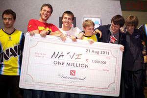 Украинские геймеры выиграли $1 млн в Dota 2