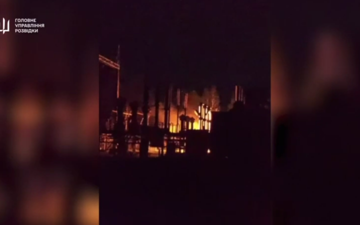 У Брянську вночі горіла підстанція, знеструмлено військові об’єкти агресора, – ГУР