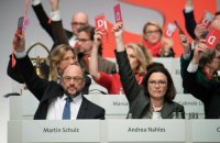 Социал-демократы согласились на консультации с партией Меркель о коалиции
