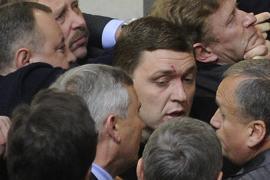 Министр финансов разбил бютовцу бровь Налоговым кодексом