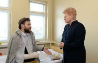 На лечение в Литву доставили первого пострадавшего активиста из Украины