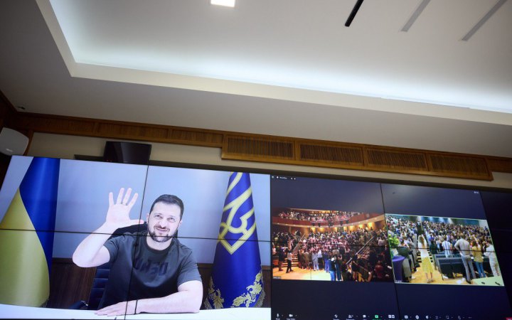 Зеленський звернувся до студентів провідних університетів Нідерландів