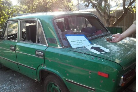 Поселок Новолуганское попал под обстрел боевиков