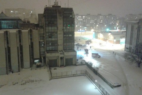 Во Львое горел "Новый ЦУМ"