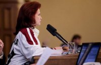 Спикер Сейма Латвии пришла на заседание в хоккейной форме