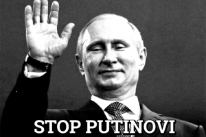 Чехи протестуют против визита Путина в Прагу