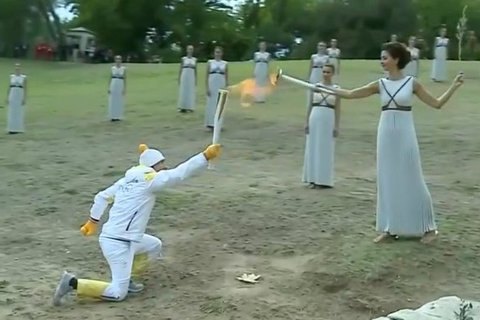 В Греции зажжен огонь Олимпиады-2018