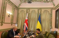 Джонсон приехал в Киев и общается с Зеленским