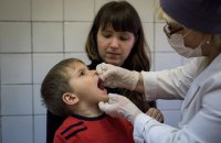 В Украине начинают третий раунд вакцинации от полиомиелита 